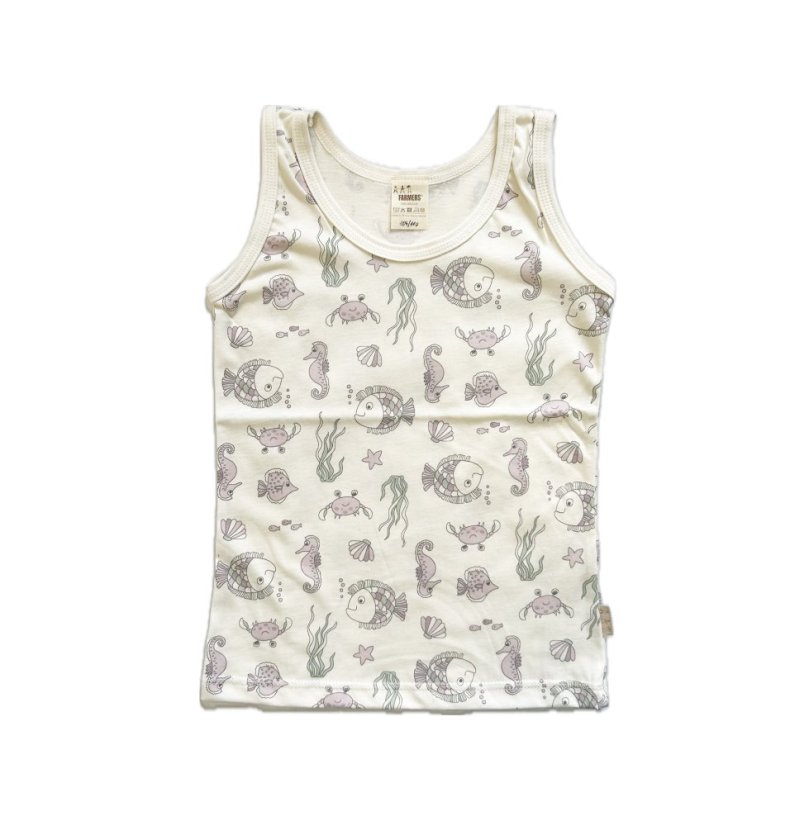 Dětský nátělník BIO, čisté moře