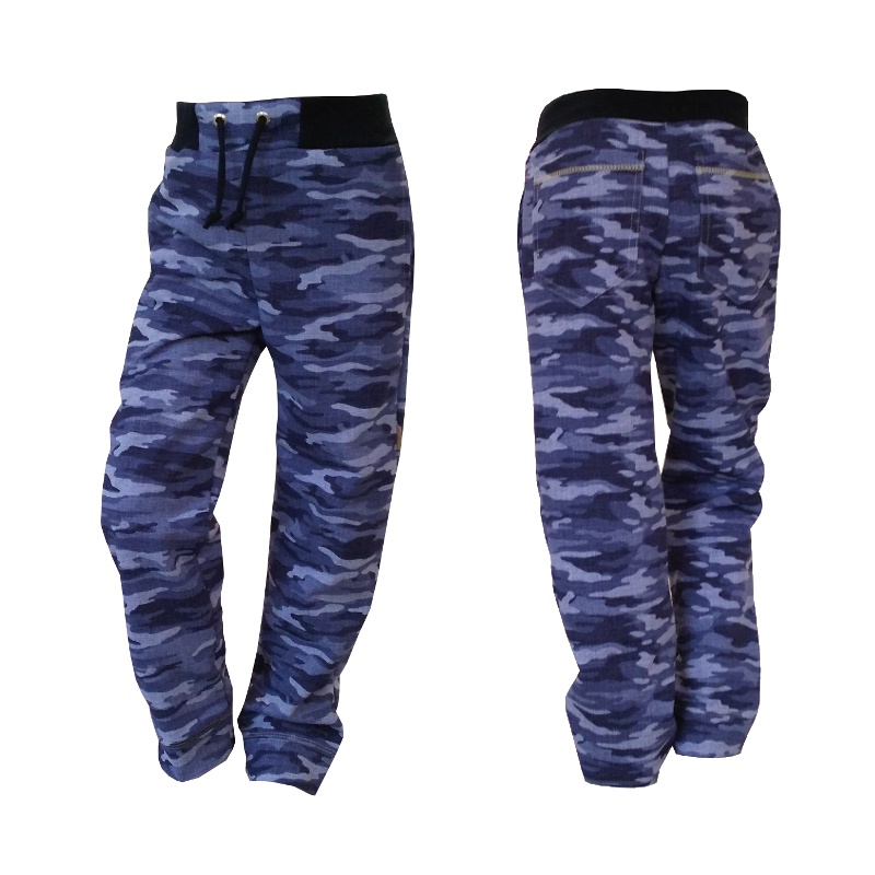 Zateplené dětské kalhoty WOW JEANS s fleecem
