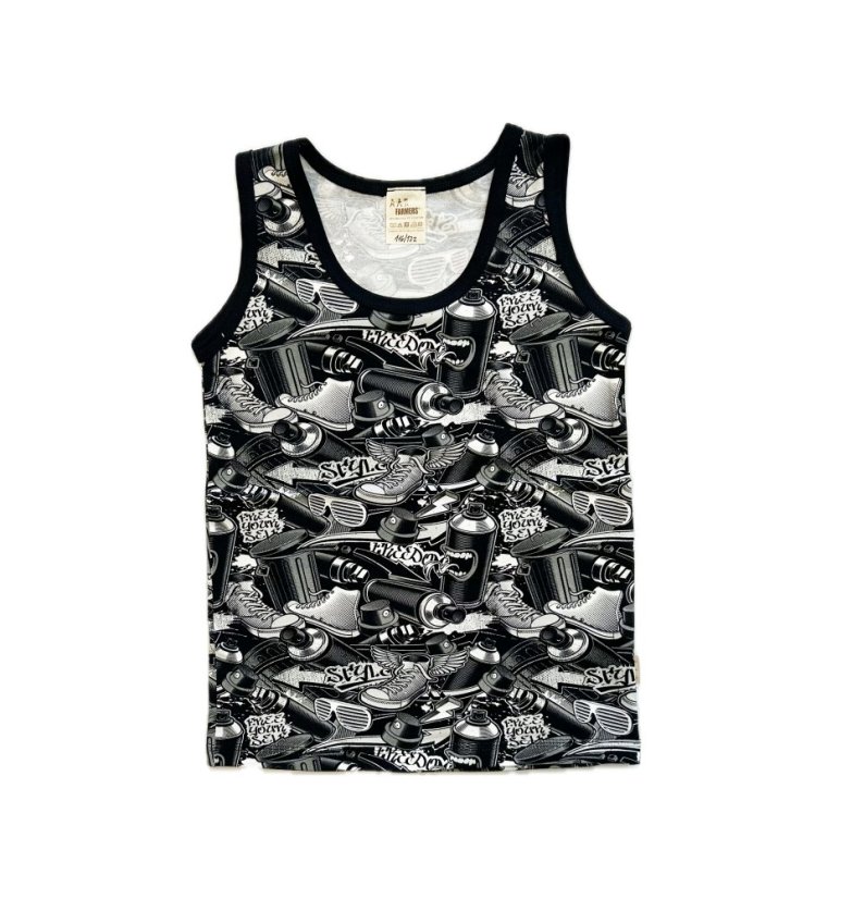 Nátělník DIGI FREEDOM B&W