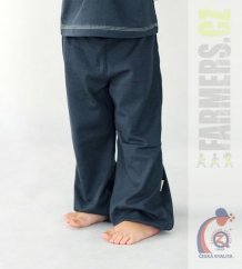 Dětské kalhoty do paspule EARTH šedé (Velikost 98)