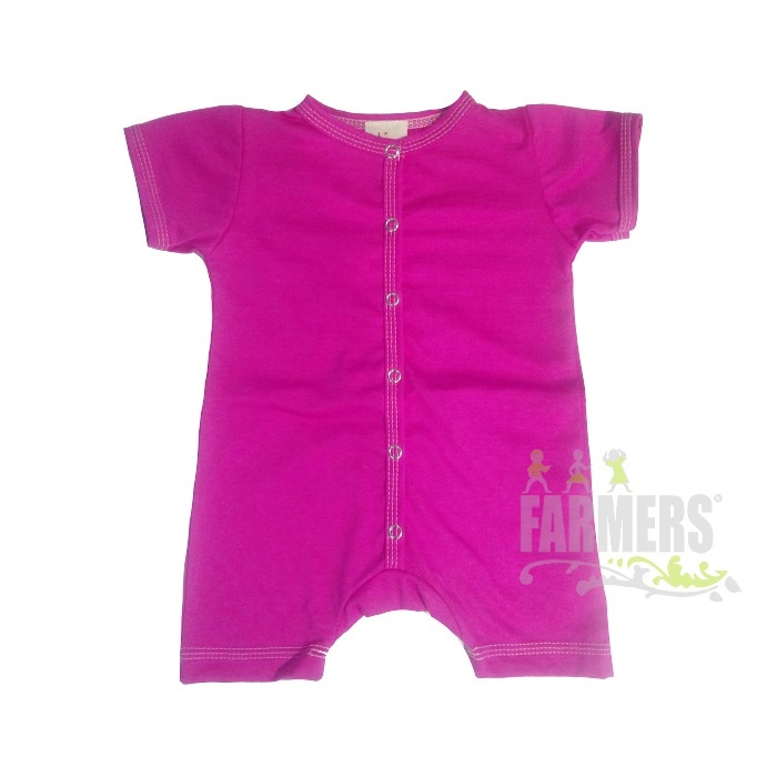 Detský letný bambusový overal s predným zapínáním