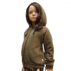 Mikina WARMKEEPER ZIPPER KHAKI