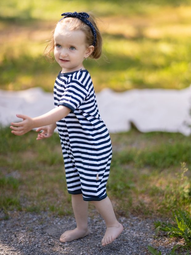 Dětský letní overal BAMBUS, námořník