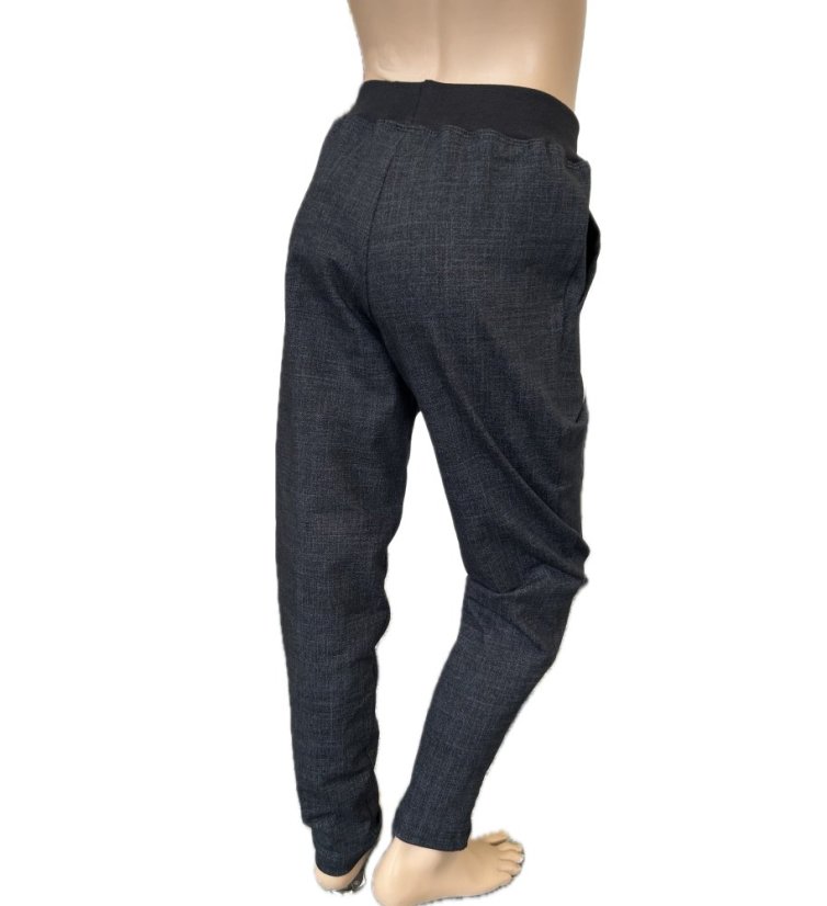 Dětské tepláky JOGGER JEANS BLACK lehké