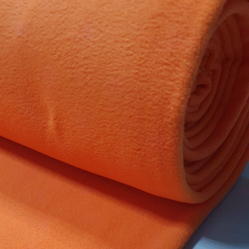 Dětské kalhoty do manžety FLEECE ORANGE