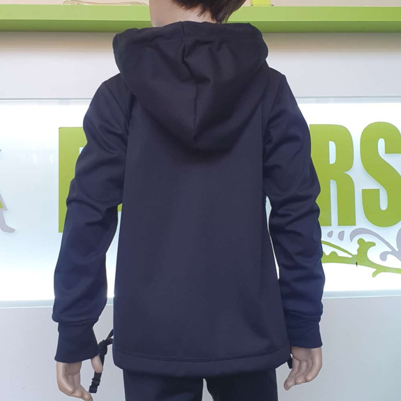 Dětská softshellová bunda přes hlavu