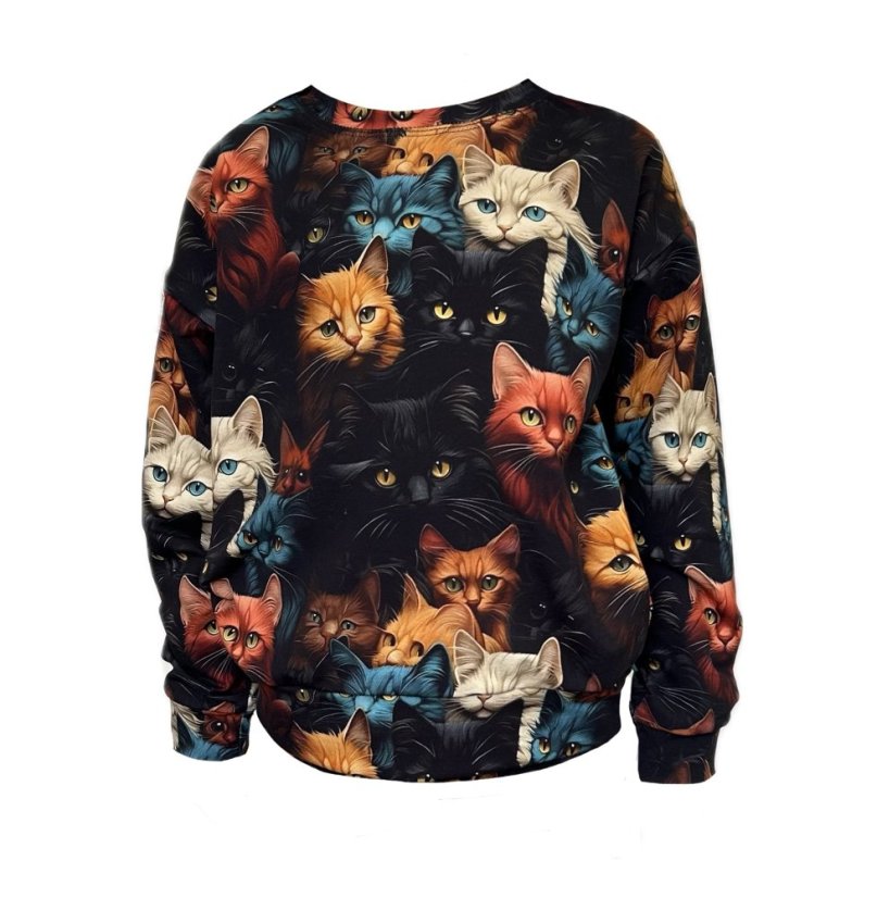 Dámská mikina HIP, divoké kočky