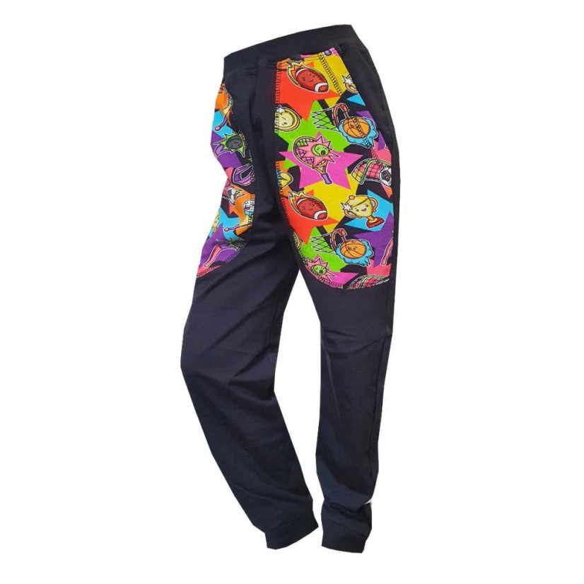 Dětské tepláky Thin lehké, superliga černá