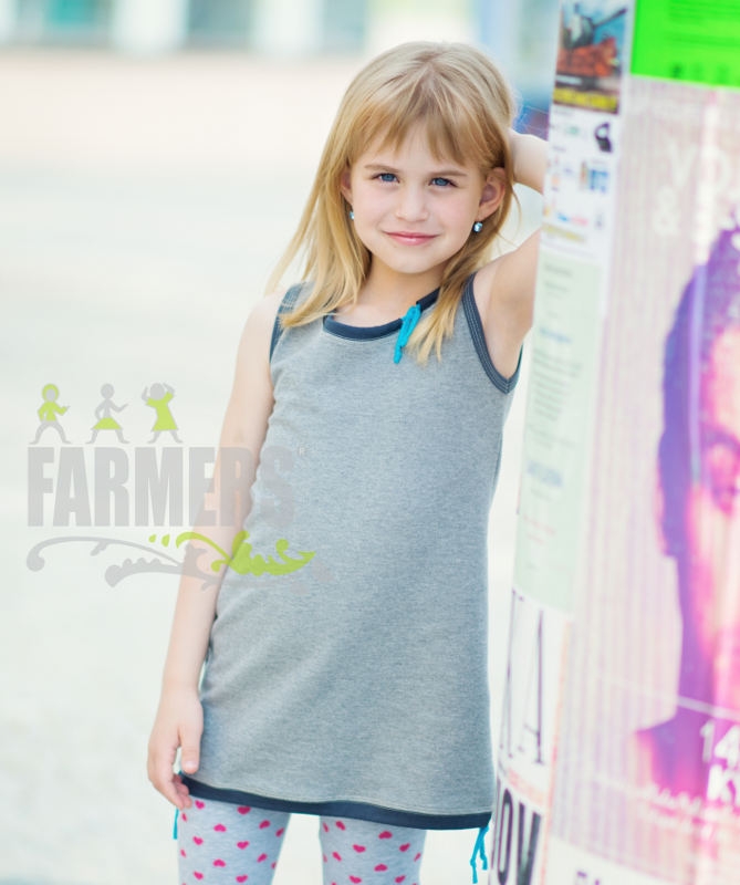 Dívčí šatovka lehká s dolní šňůrkou MELEE (Velikost 92-98)