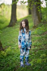 Dětská tepláková souprava ZIPPER FLOWERS 8