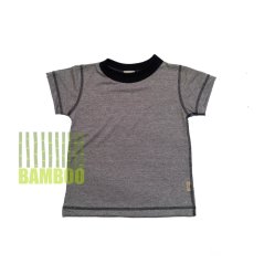 Dámské tričko krátký rukáv BAMBUS FLAT šedý melír (Velikost XS dámské)