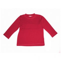 Dětské tričko s dlouhým rukávem malinové BA/EL (Velikost 92-98)