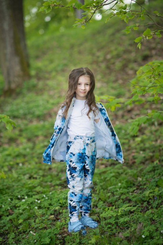 Detská tepláková súprava na zips, víla z údolia