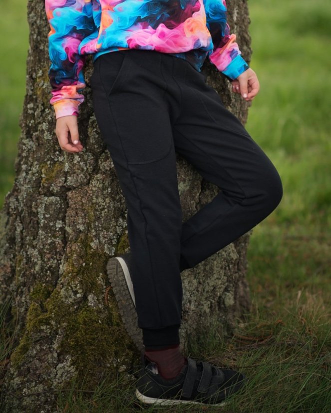 Dětské tepláky do manžety lehké