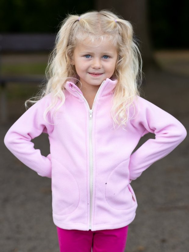 Detská mikina na zips Fleece Slim