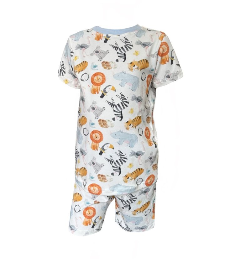 Pánské letní pyžamo, kamarádi ze zoo