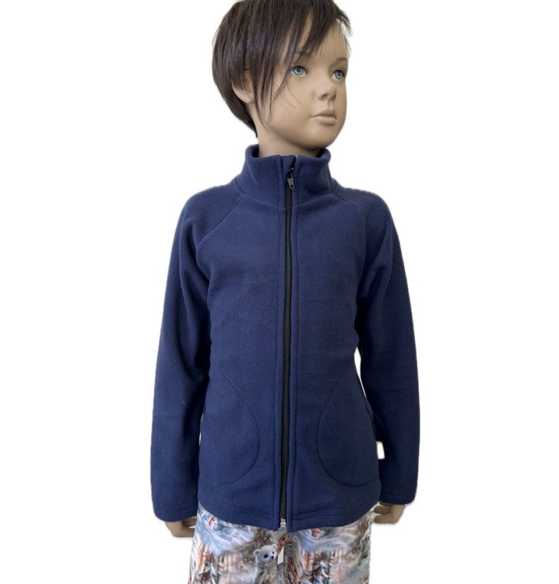 Detská mikina na zips Fleece Slim