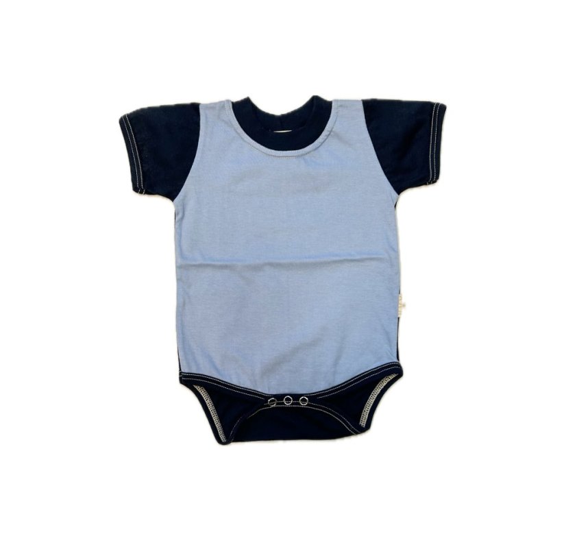 Body MODRÁ/MODRÁ krátký rukáv