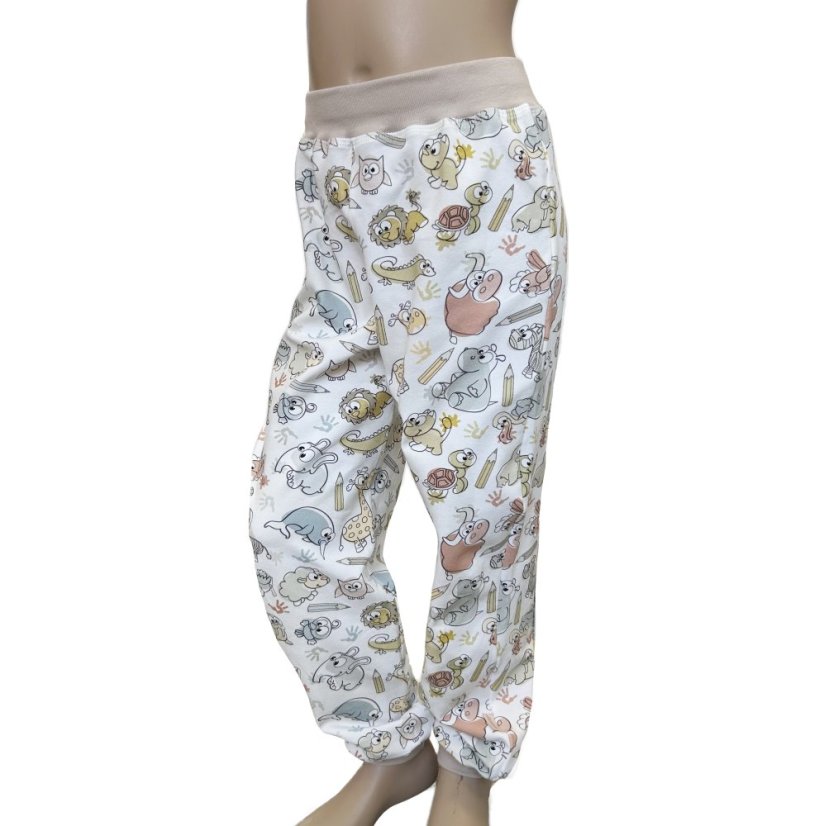 Dětské pyžamo, pastelková zoo