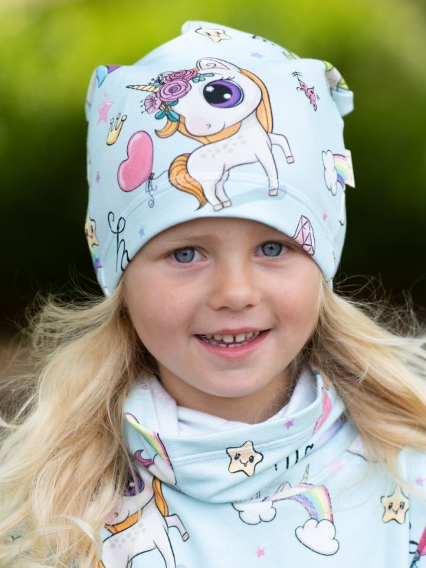 Nákrčník, modří jednorožci