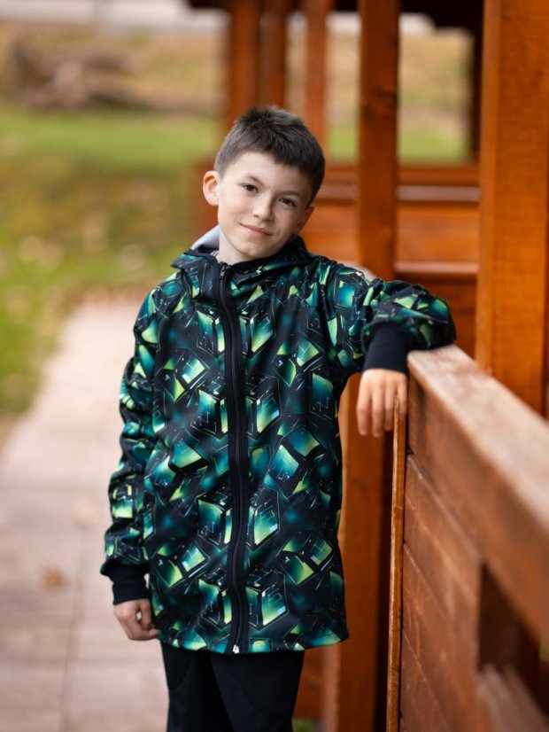 Dětská softshellová bunda bez fleecu