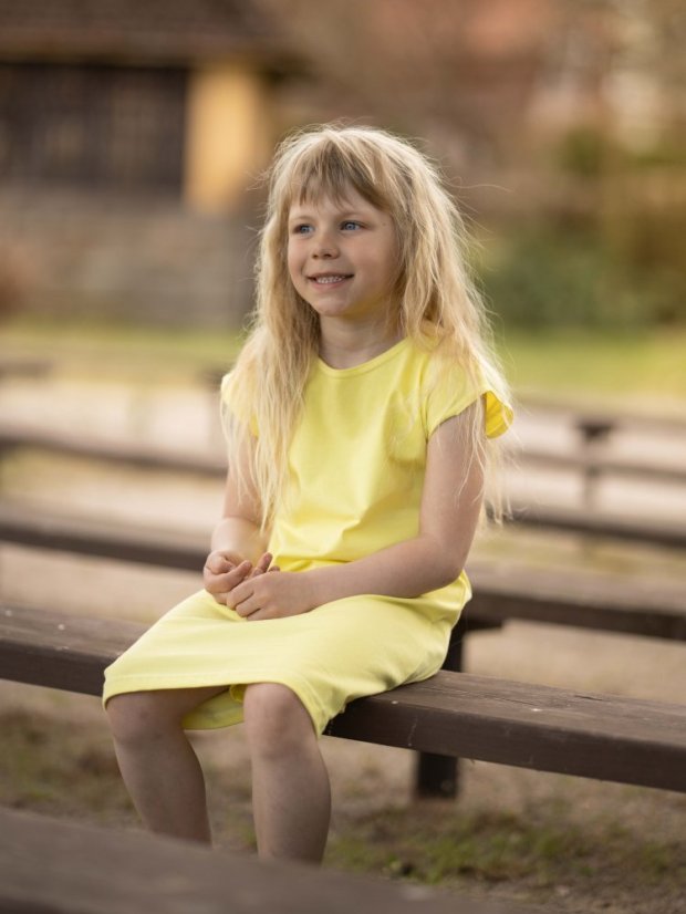 Dievčenské bavlnené šaty