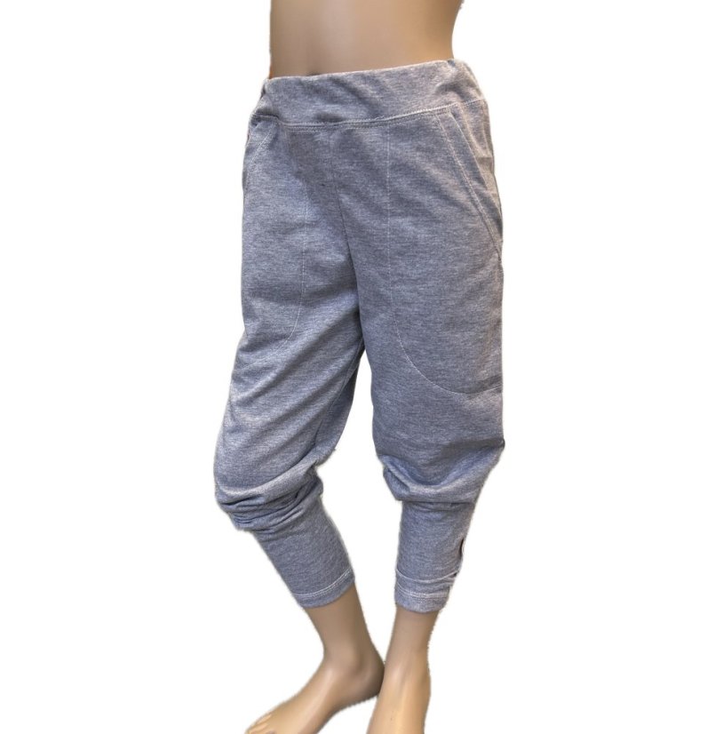 Pánské kalhoty JOGGER, šedý melír lehké