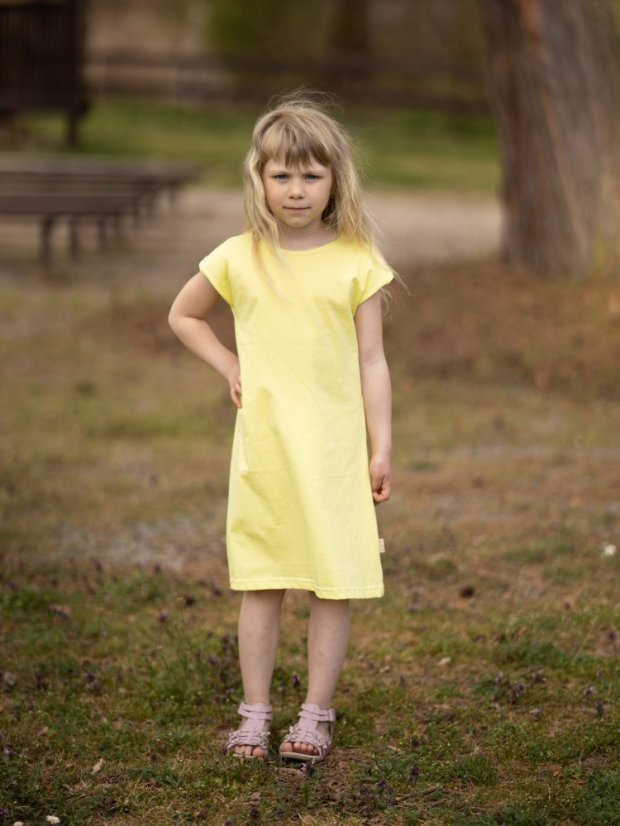 Dievčenské bavlnené šaty