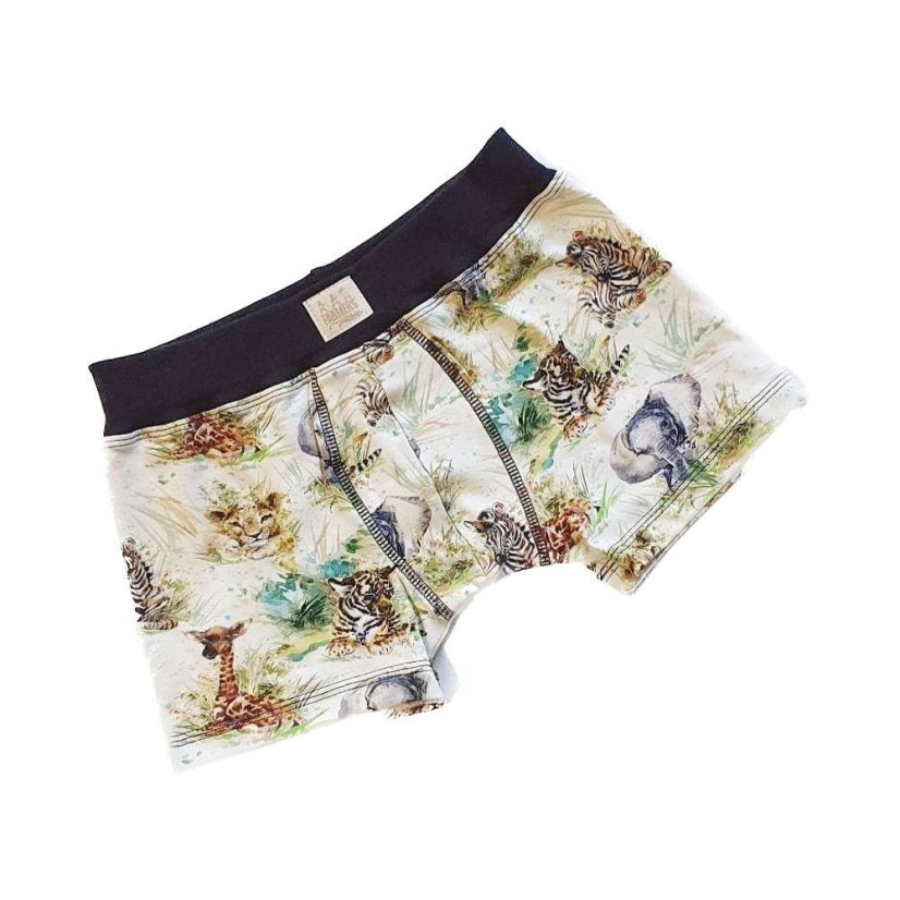 Dětské boxerky, safari