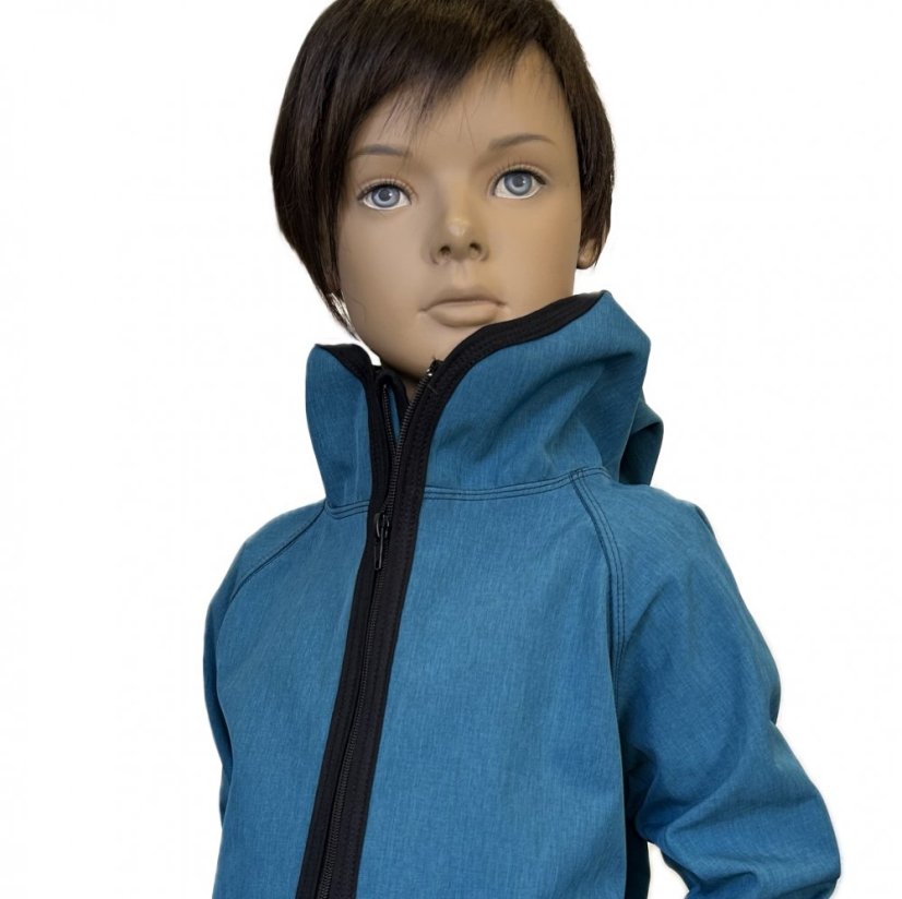 Dětská softshellová bunda s fleecem