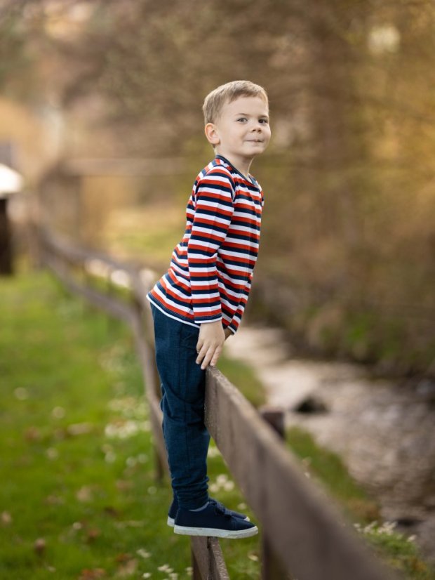 Dětské kalhoty Jogger lehké, jeans