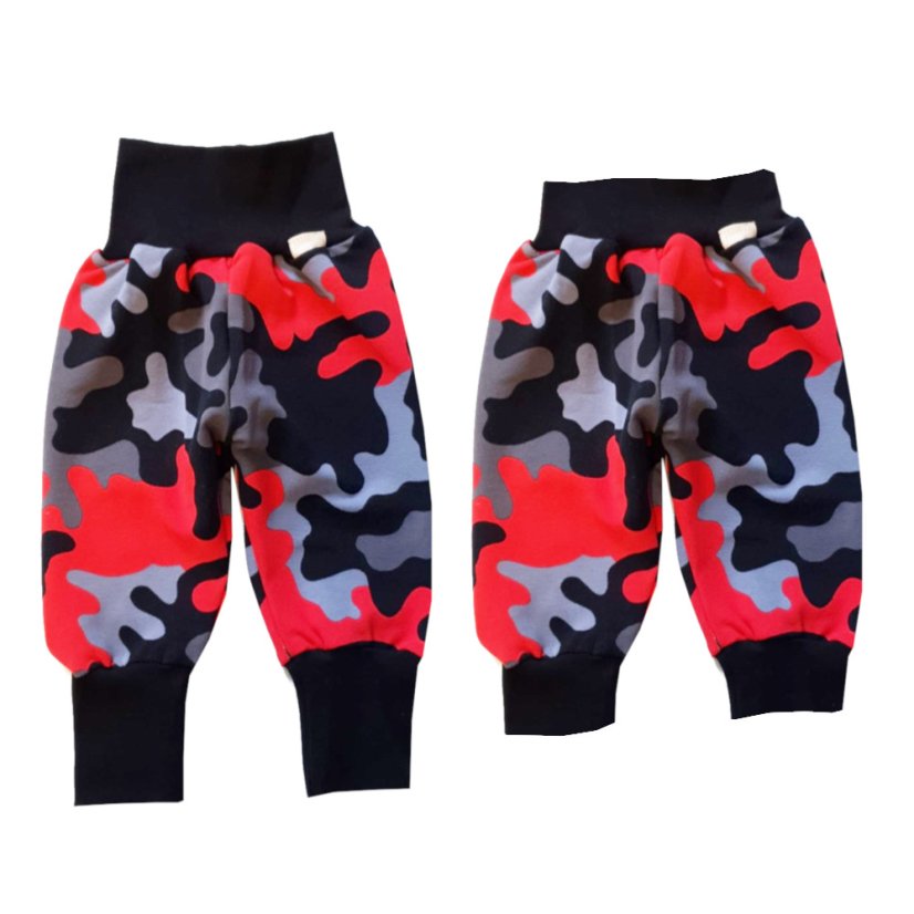 kalhoty grow red mask