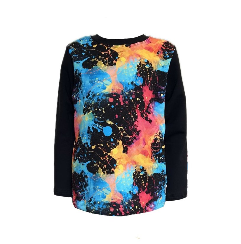 Detská mikina DIGI PAINT BLACK