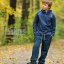 Zateplené dětské kalhoty WOW JEANS s fleecem