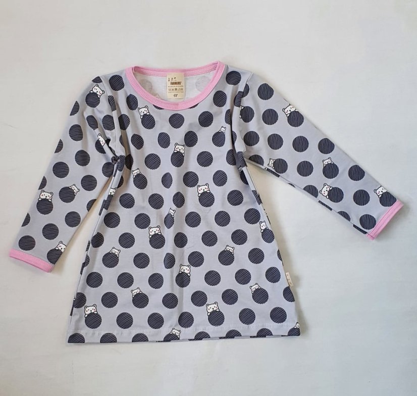 Noční košile GREY DOTS