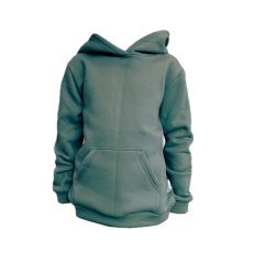 Dětská mikina HOODY FLUFFY, zelená oliva