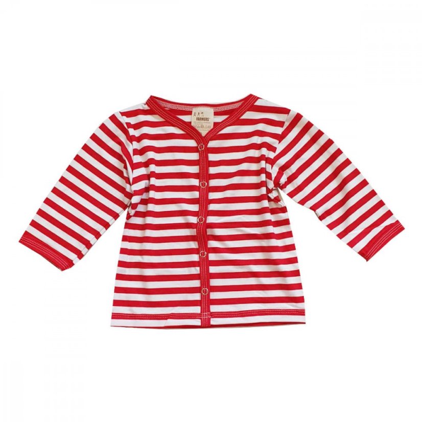 Dětský kabátek BAMBUS, červený námořník