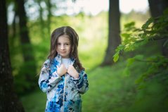 Dětská mikina na zip, víla z údolí