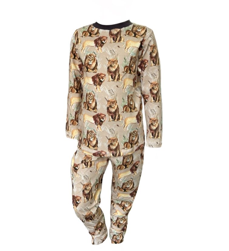 Dámské pyžamo, král savany