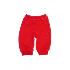 Dětské 3/4 kalhoty do manžety červené (Velikost 92-98)