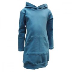 Mikinové šaty HOODY PETROL