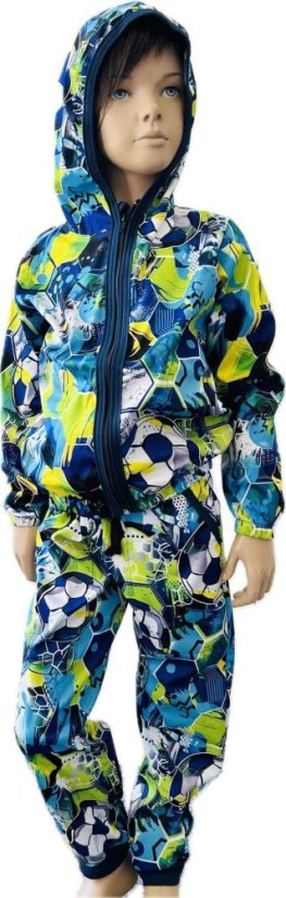 Dětská softshellová bunda NEW bez fleecu, fotbalová energie