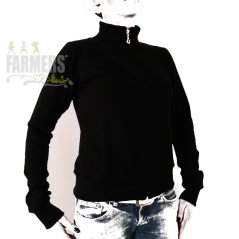 Dámská mikina na zip ELAST černá (Velikost XS dámské)