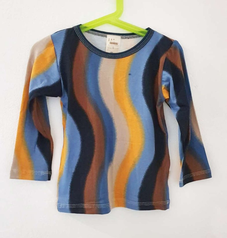 Tričko WAVES dívčí dlouhý rukáv