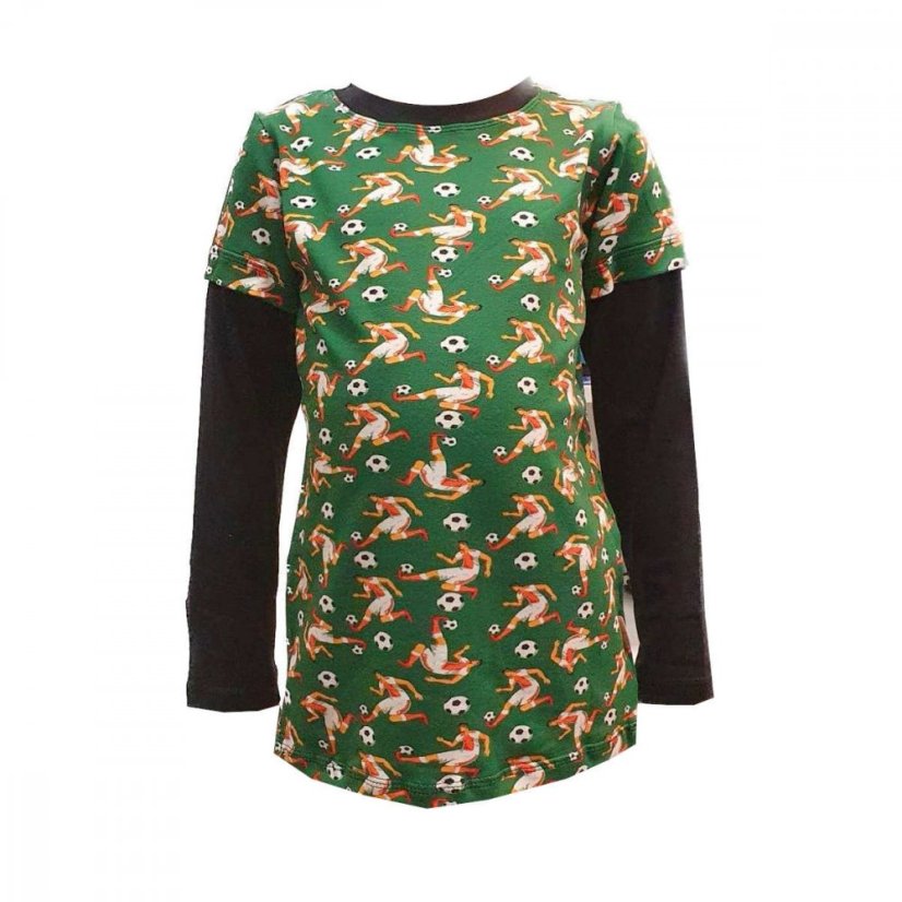 Dětské tričko, fotbalový zápas dvojitý rukáv