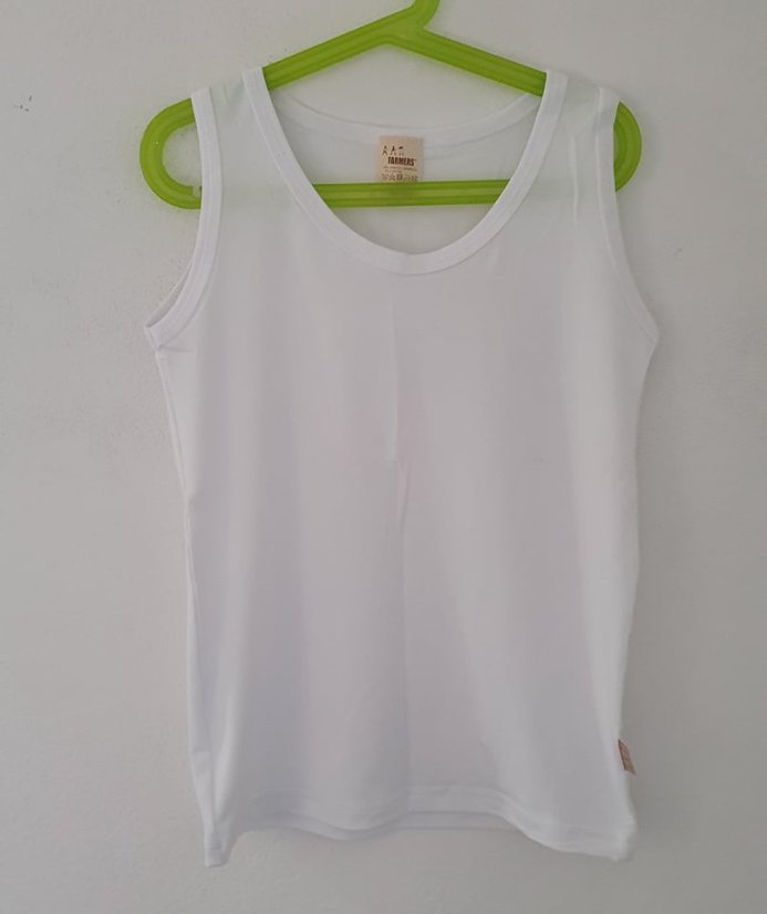 Nátělník BAMBUS bílý