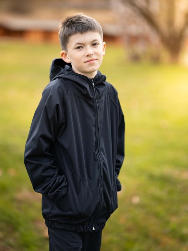 Dětská softshellová bunda s fleecem