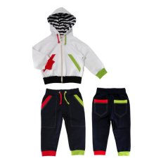 Dětská tepláková souprava na zip, kapitán