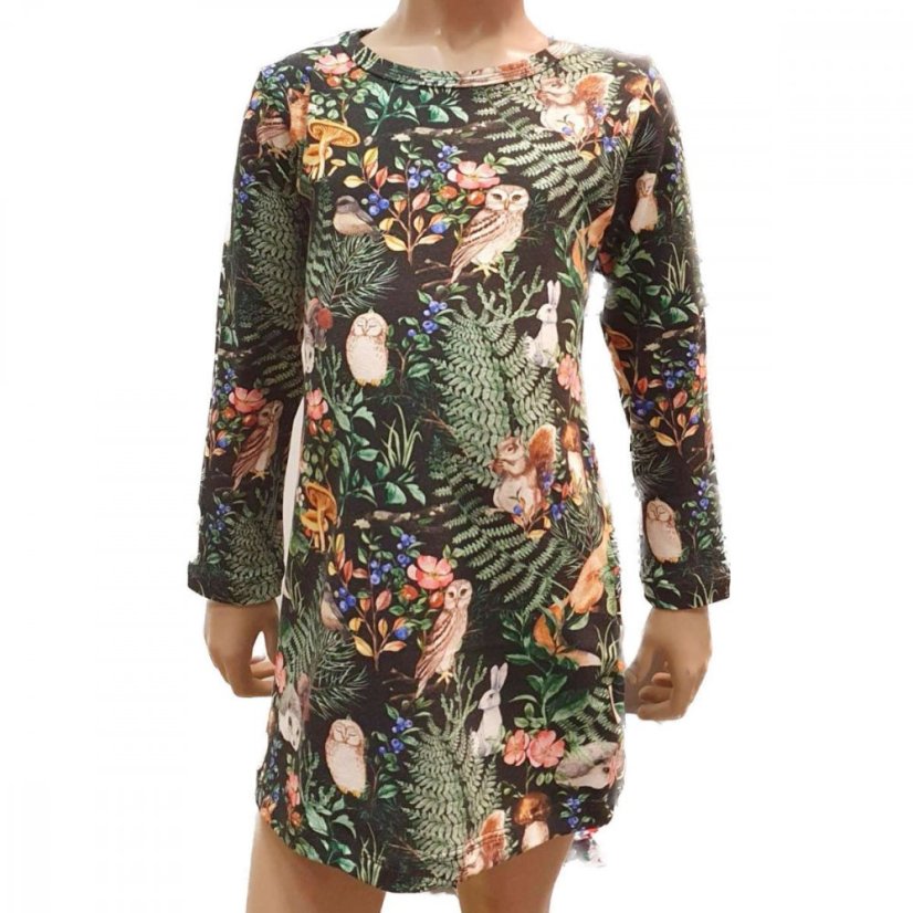 Dámská noční košile, lesní noc