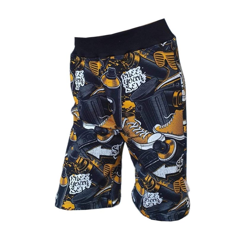 Pánské kraťasy DIGI FREEDOM YELLOW